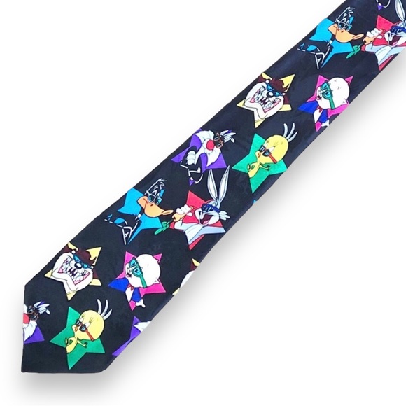Vintage Looney Tunes Mania Necktie - Picture 1 of 6